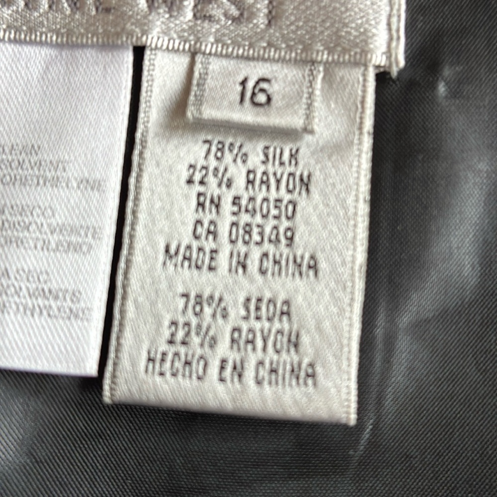 Nine Wear skirt, full with pleats, black & white woven stripe & pattern. 16 EUC - Picture 12 of 17